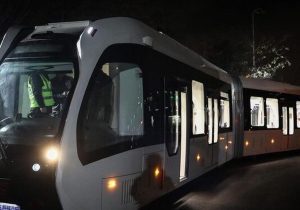 تراموا بدون مسافر از شرق به غرب تهران رفت