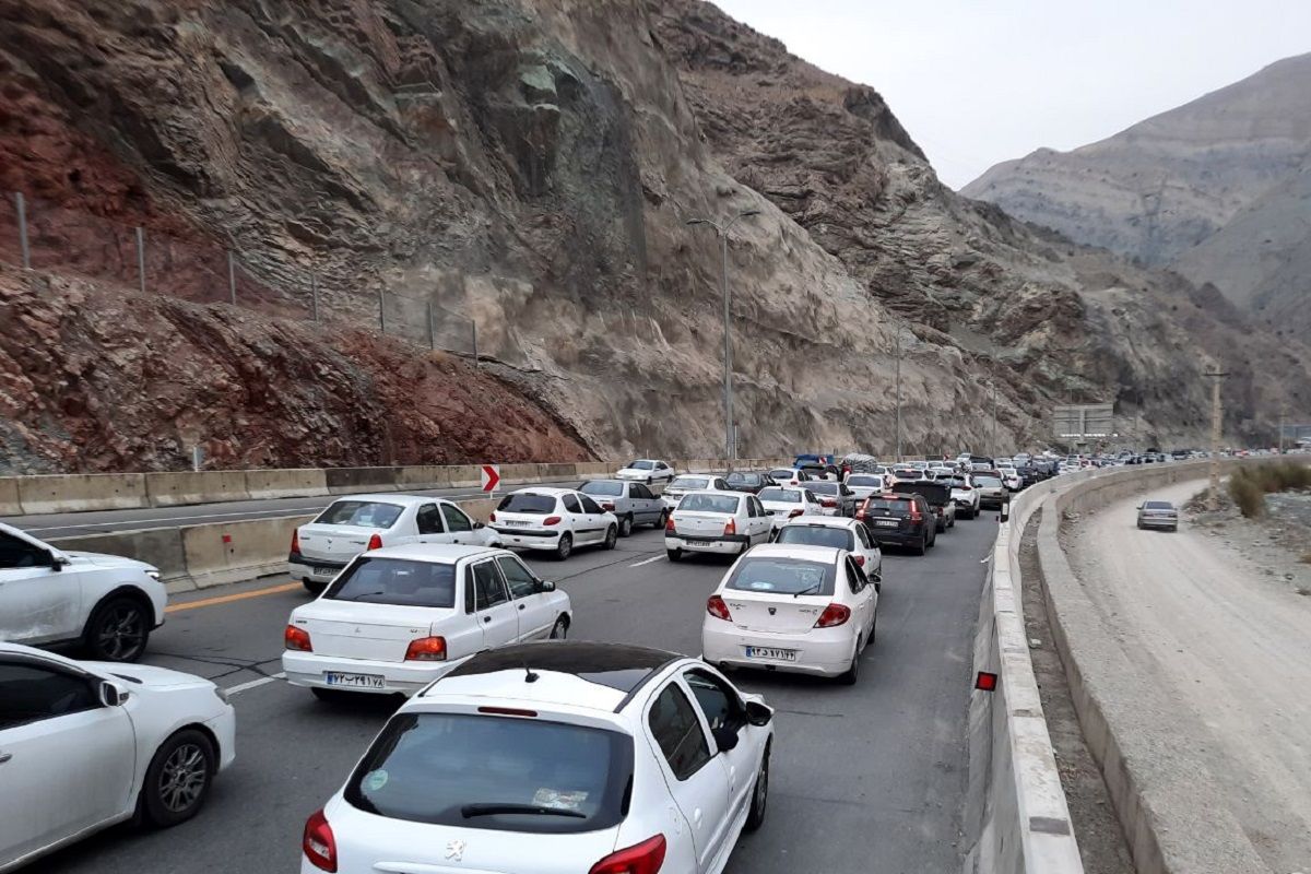 آخرین وضعیت محورهای شمالی/ جاده چالوس و آزادراه تهران – شمال بازگشایی شد