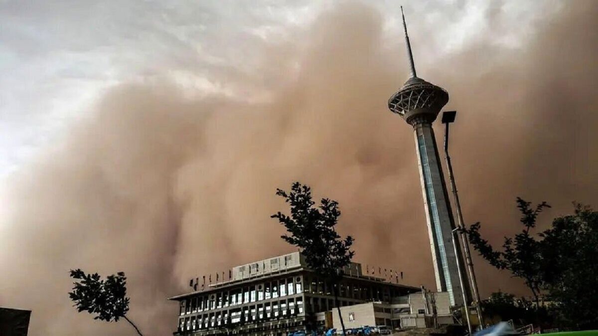 هشدار وزش باد شدید و گرد و خاک در تهران