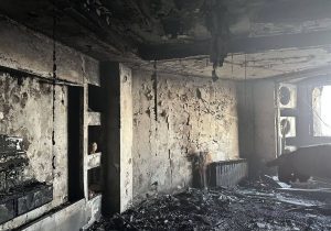 گزارش حریق در یک برج مسکونی در شهرک خرازی