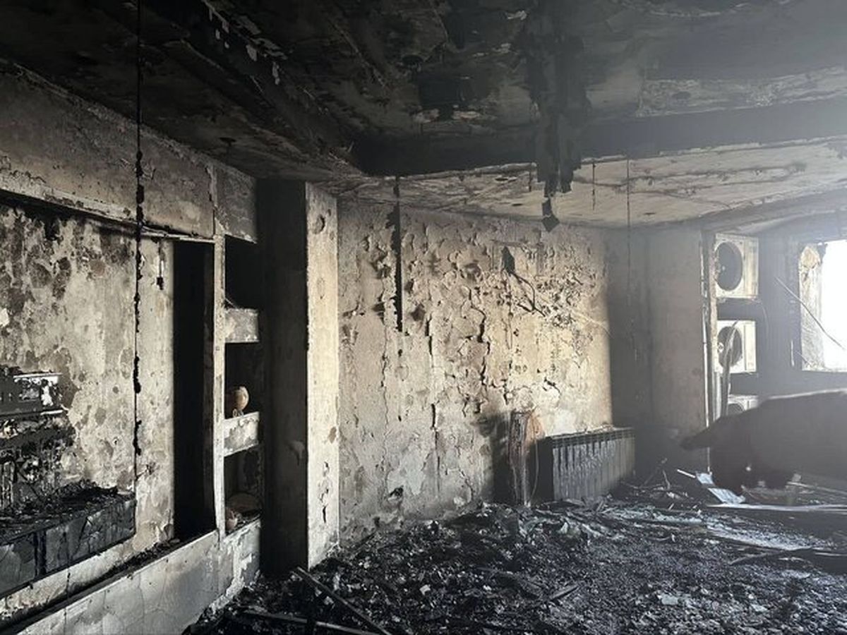 گزارش حریق در یک برج مسکونی در شهرک خرازی