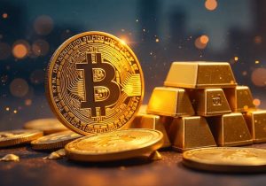 بهترین عملکرد طلا در برابر بیت کوین در سال ۲۰۲۵ رقم خورد