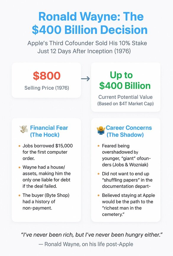 فردی که ۱۰% سهام اپل را ۸۰۰ دلار فروخت، و ۴۰۰ میلیارد دلار ضرر کرد!