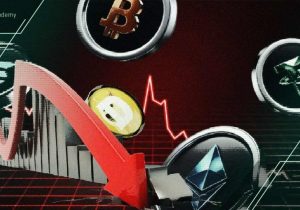 چرا بازار رمزارز امروز نزولی شد؟ تحلیل روند بیت کوین و اتریوم در آستانه تصمیم فدرال رزرو