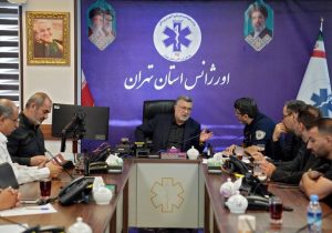 بازدید ظفرقندی از مرکز هدایت عملیات اورژانس تهران
